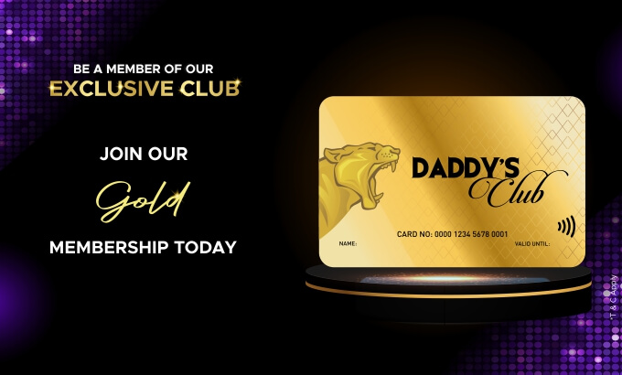 Photo of Daddy's Club Gold Membership Card